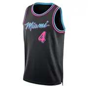 Miami Heat Men's A.J. Hammons Black Swingman 2025/26 City Edition Jersey