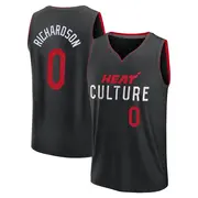 Miami Heat Men's Josh Richardson Black Fast Break 2023/24 City Edition Jersey
