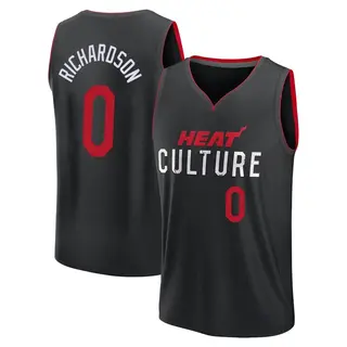 Miami Heat Men's Josh Richardson Black Fast Break 2023/24 City Edition Jersey