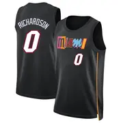 Miami Heat Men's Josh Richardson Black Swingman 2021/22 City Edition Jersey
