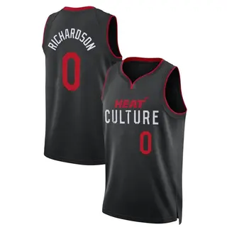 Miami Heat Men's Josh Richardson Black Swingman 2023/24 City Edition Jersey