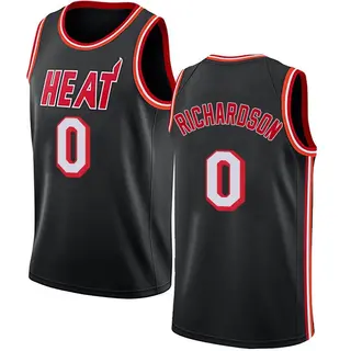 Miami Heat Men's Josh Richardson Black Swingman Fashion Hardwood Classics Jersey