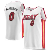 Miami Heat Men's Josh Richardson White Fast Break Jersey - Association Edition