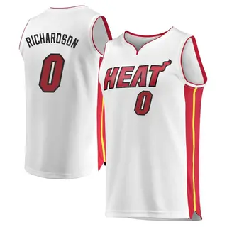 Miami Heat Men's Josh Richardson White Fast Break Jersey - Association Edition