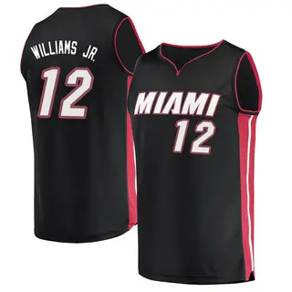 Miami Heat Men's Matt Williams Jr. Black Fast Break Jersey - Icon Edition