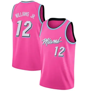 Miami Heat Men's Matt Williams Jr. Pink Swingman 2018/19 Jersey - Earned Edition