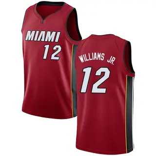 Miami Heat Men's Matt Williams Jr. Red Swingman Jersey - Statement Edition