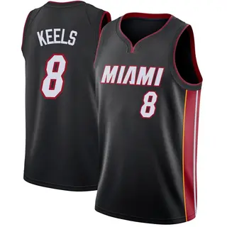 Miami Heat Men's Trevor Keels Black Swingman Jersey - Icon Edition