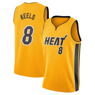 Miami Heat Men's Trevor Keels Gold Swingman 2020/21 Jersey - Earned Edition