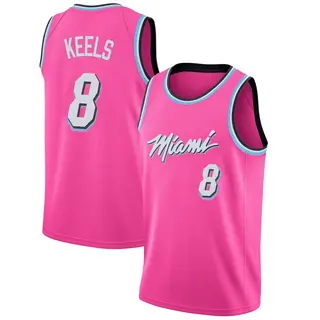 Miami Heat Men's Trevor Keels Pink Swingman 2018/19 Jersey - Earned Edition