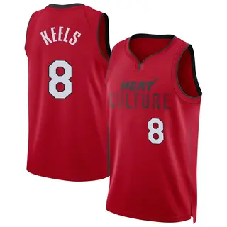 Miami Heat Men's Trevor Keels Red Swingman 2024/25 City Edition Jersey