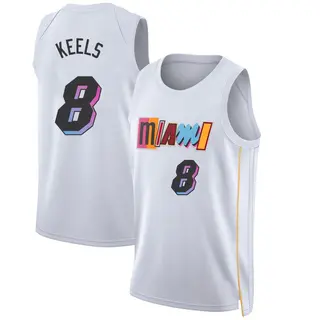 Miami Heat Men's Trevor Keels White Swingman 2022/23 City Edition Jersey