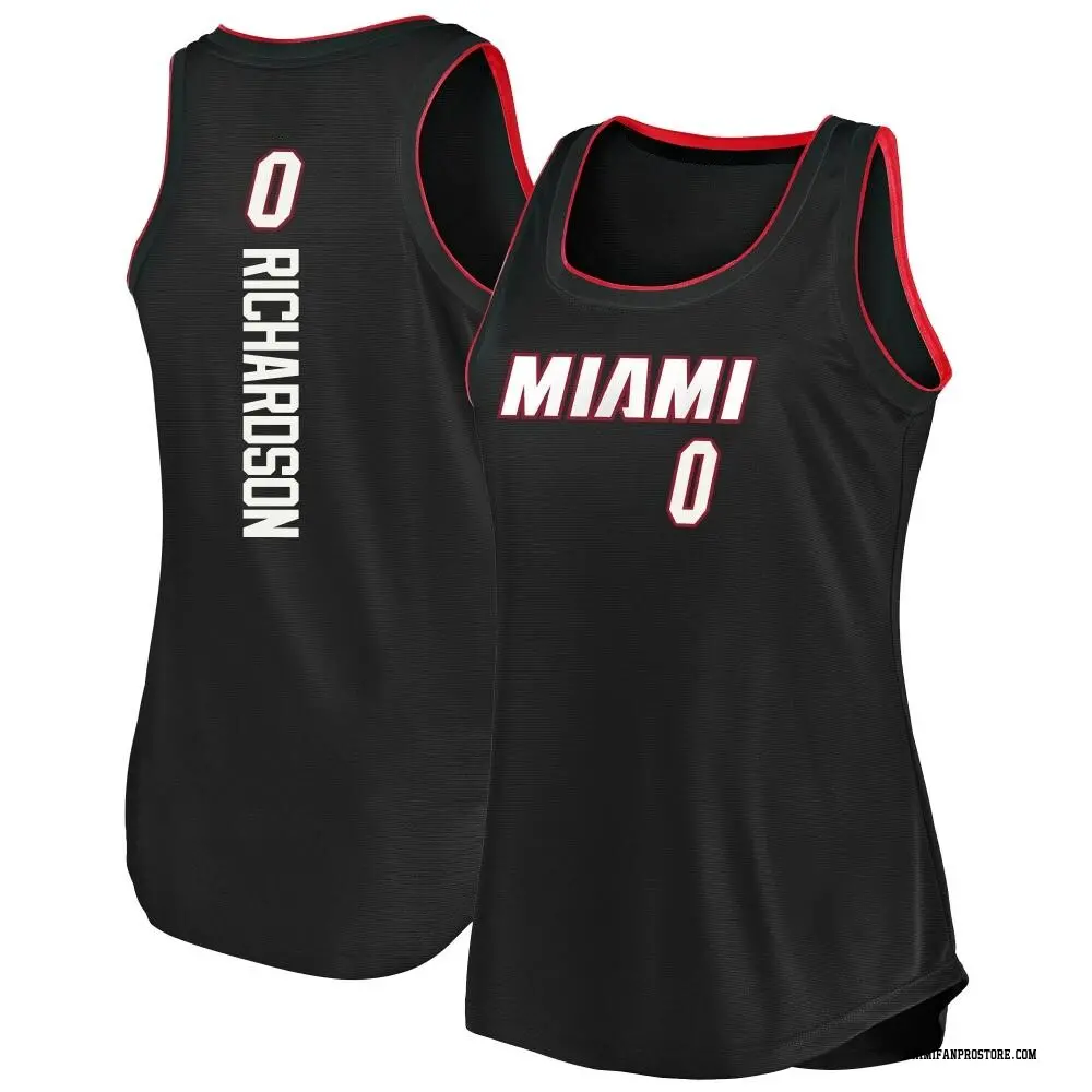 Miami Heat Women's Josh Richardson Black Fast Break 2019/20 Tank Jersey - Icon Edition