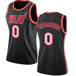 Miami Heat Women's Josh Richardson Black Swingman Fashion Hardwood Classics Jersey
