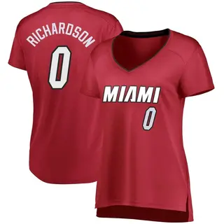 Miami Heat Women's Josh Richardson Fast Break Wine Jersey - Statement Edition