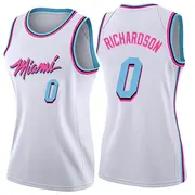 Miami Heat Women's Josh Richardson White Swingman Jersey - City Edition