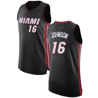 Miami Heat Women's Keshad Johnson Black Swingman Jersey - Icon Edition