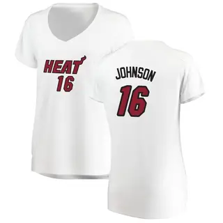 Miami Heat Women's Keshad Johnson White Fast Break Jersey - Association Edition