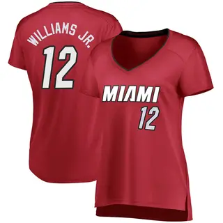 Miami Heat Women's Matt Williams Jr. Fast Break Wine Jersey - Statement Edition