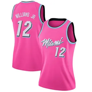 Miami Heat Women's Matt Williams Jr. Pink Swingman 2018/19 Jersey - Earned Edition