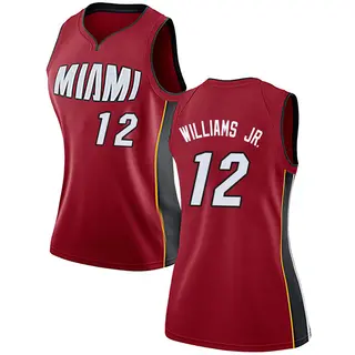 Miami Heat Women's Matt Williams Jr. Red Swingman Jersey - Statement Edition