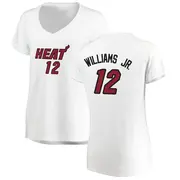 Miami Heat Women's Matt Williams Jr. White Fast Break Jersey - Association Edition