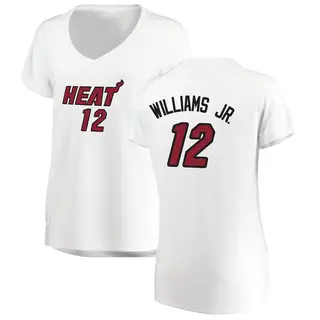Miami Heat Women's Matt Williams Jr. White Fast Break Jersey - Association Edition
