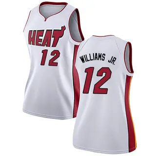 Miami Heat Women's Matt Williams Jr. White Swingman Jersey - Association Edition
