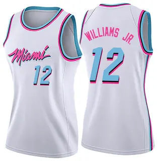 Miami Heat Women's Matt Williams Jr. White Swingman Jersey - City Edition