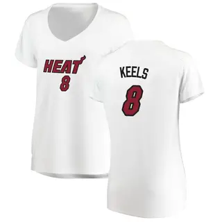 Miami Heat Women's Trevor Keels White Fast Break Jersey - Association Edition