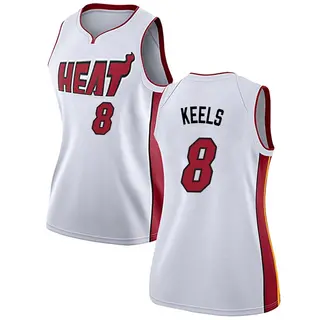 Miami Heat Women's Trevor Keels White Swingman Jersey - Association Edition