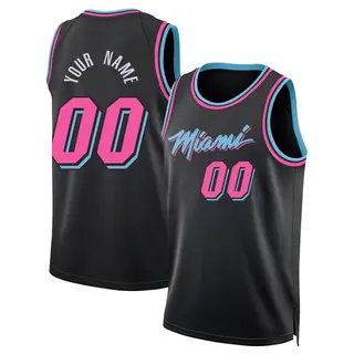 Miami Heat Youth Custom Black Swingman 2025/26 City Edition Jersey