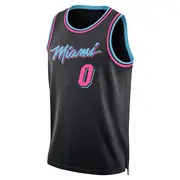 Miami Heat Youth Josh Richardson Black Swingman 2025/26 City Edition Jersey