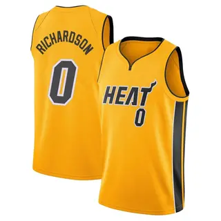 Miami Heat Youth Josh Richardson Gold Swingman 2020/21 Jersey - Earned Edition