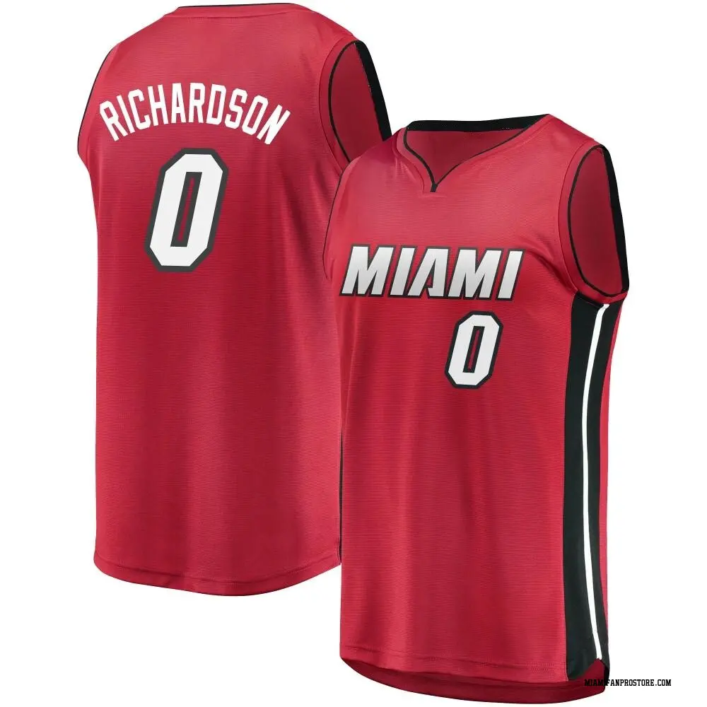 Miami Heat Youth Josh Richardson Red Fast Break Jersey - Statement Edition