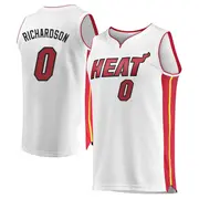 Miami Heat Youth Josh Richardson White Fast Break Jersey - Association Edition