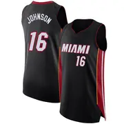 Miami Heat Youth Keshad Johnson Black Authentic Jersey - Icon Edition