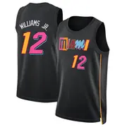 Miami Heat Youth Matt Williams Jr. Black Swingman 2021/22 City Edition Jersey