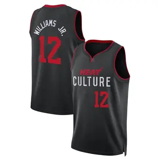Miami Heat Youth Matt Williams Jr. Black Swingman 2023/24 City Edition Jersey