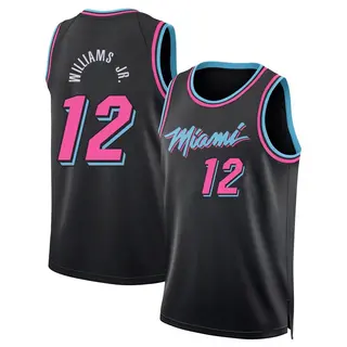 Miami Heat Youth Matt Williams Jr. Black Swingman 2025/26 City Edition Jersey