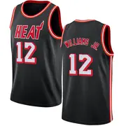 Miami Heat Youth Matt Williams Jr. Black Swingman Fashion Hardwood Classics Jersey