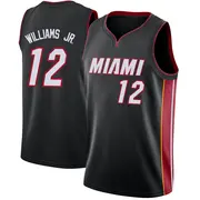 Miami Heat Youth Matt Williams Jr. Black Swingman Jersey - Icon Edition