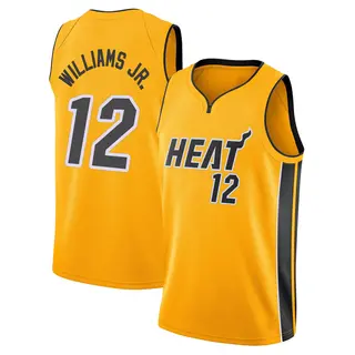 Miami Heat Youth Matt Williams Jr. Gold Swingman 2020/21 Jersey - Earned Edition