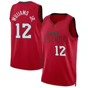 Miami Heat Youth Matt Williams Jr. Red Swingman 2024/25 City Edition Jersey
