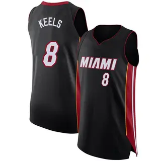 Miami Heat Youth Trevor Keels Black Authentic Jersey - Icon Edition