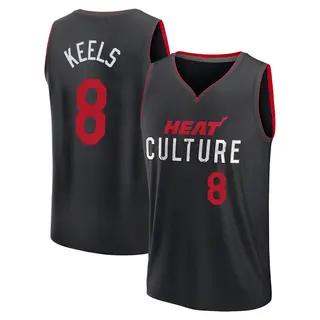 Miami Heat Youth Trevor Keels Black Fast Break 2023/24 City Edition Jersey