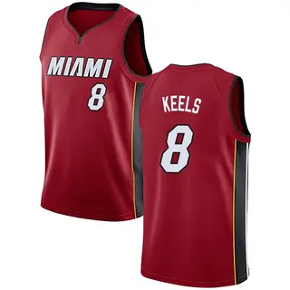 Miami Heat Youth Trevor Keels Red Swingman Jersey - Statement Edition